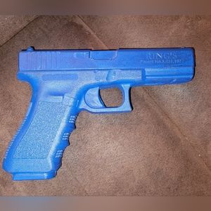 Glock 17 blue training gun.
